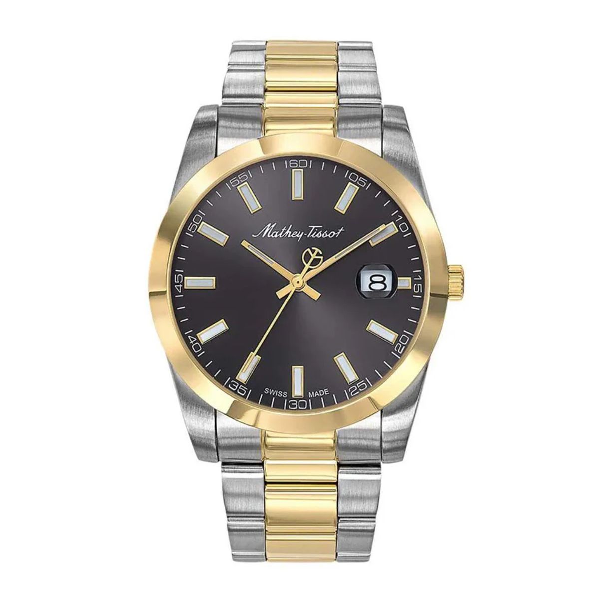 MATHEY TISSOT - Reloj Mathey-Tissot Hombre Mathy I H450BN Acero Inoxidable Esfera Negro