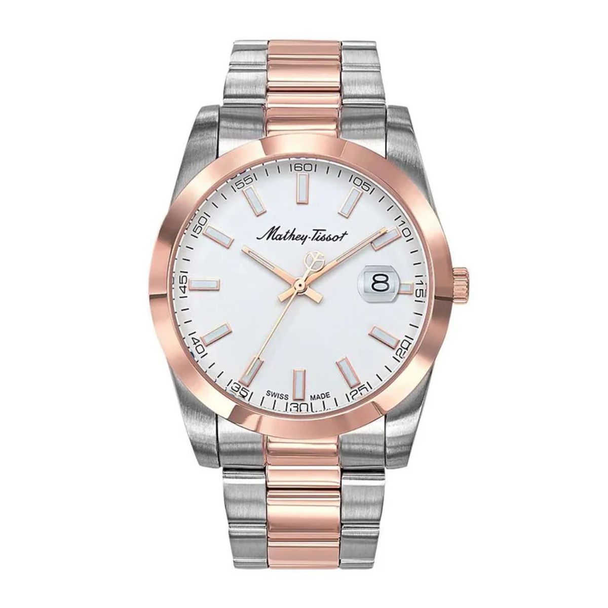 MATHEY TISSOT - Reloj Mathey-Tissot Hombre Mathy I H450RA Acero Inoxidable Esfera Blanco