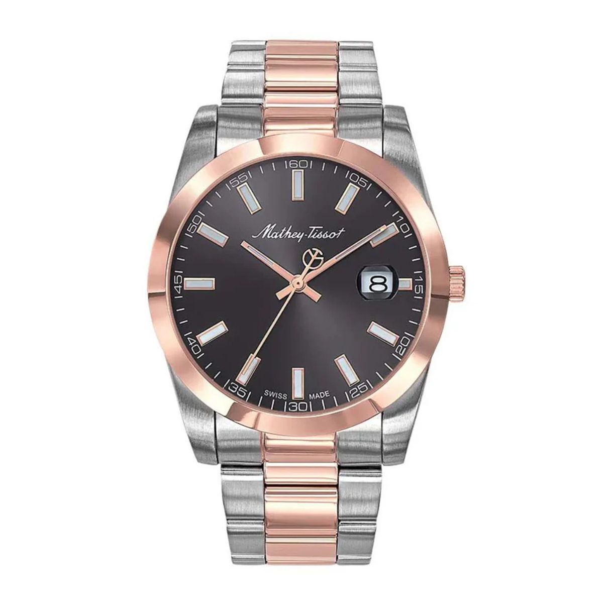 MATHEY TISSOT - Reloj Mathey-Tissot Hombre Mathy I H450RN Acero Inoxidable Esfera Negro