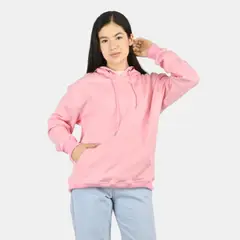 LIKE SHOP - Polerón Canguro Mujer Interior Forro Polar Con Gorro Colores Z-06