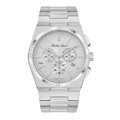 MATHEY TISSOT - Reloj Mathey-Tissot Hombre Zeus Chrono H118CHAS Acero Inoxidable Esfera Plateada