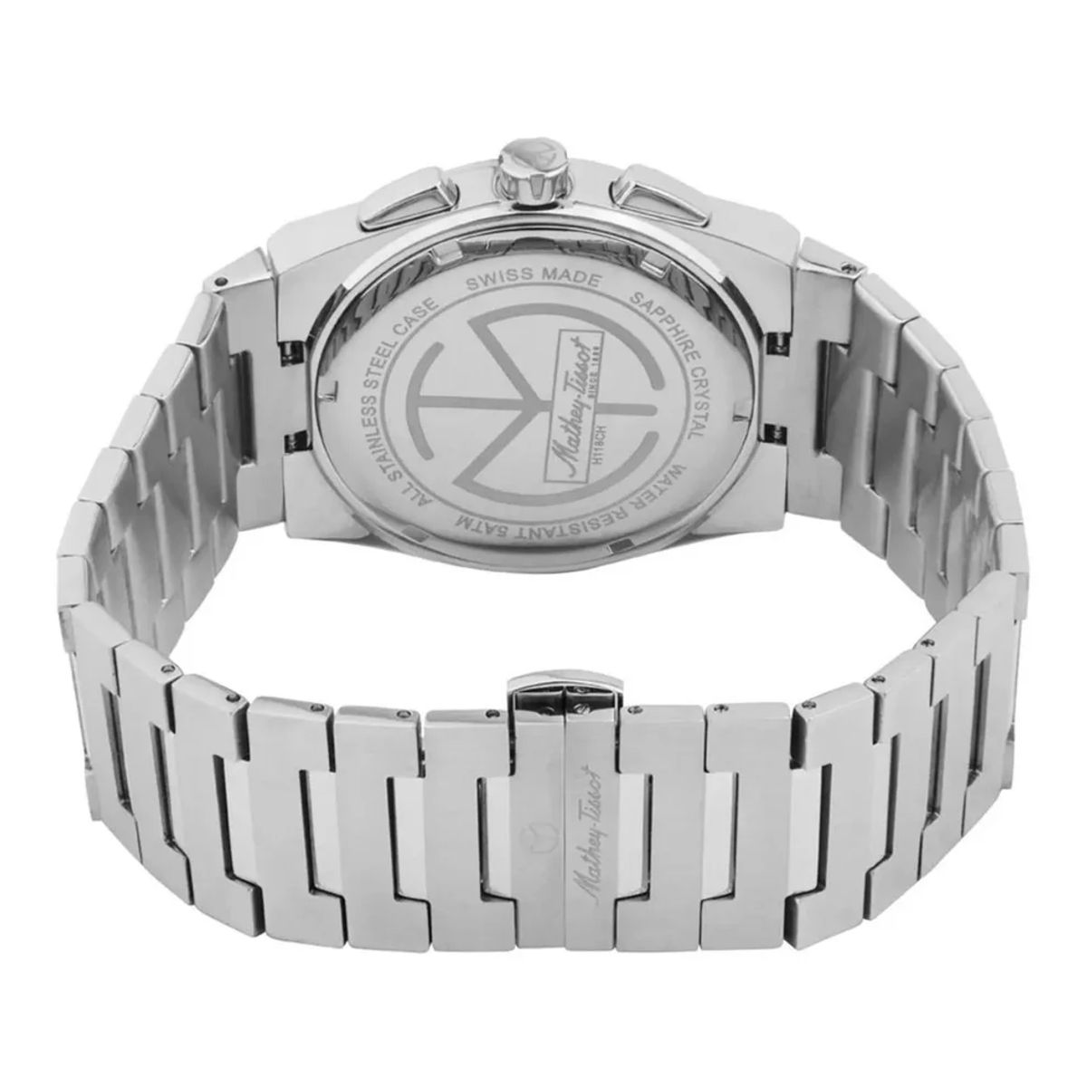 MATHEY TISSOT - Reloj Mathey-Tissot Hombre Zeus Chrono H118CHAS Acero Inoxidable Esfera Plateada