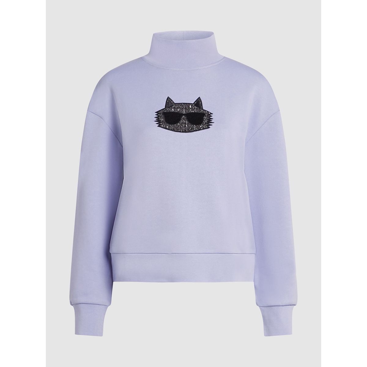 KARL LAGERFELD - Polerón de cuello alto con parche de Choupette