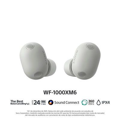 Imagen 2 del producto Audífonos inalámbricos con noise cancelling WF-1000XM6 …