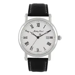 MATHEY TISSOT - Reloj Mathey-Tissot Hombre City Leather HB611251ABR Acero Inoxidable Esfera Blanco