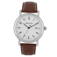 MATHEY TISSOT - Reloj Mathey-Tissot Hombre City Leather HB611251AG Acero Inoxidable Esfera Blanco