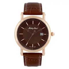 MATHEY TISSOT - Reloj Mathey-Tissot Hombre City Leather HB611251PM Acero Inoxidable Esfera Blanco