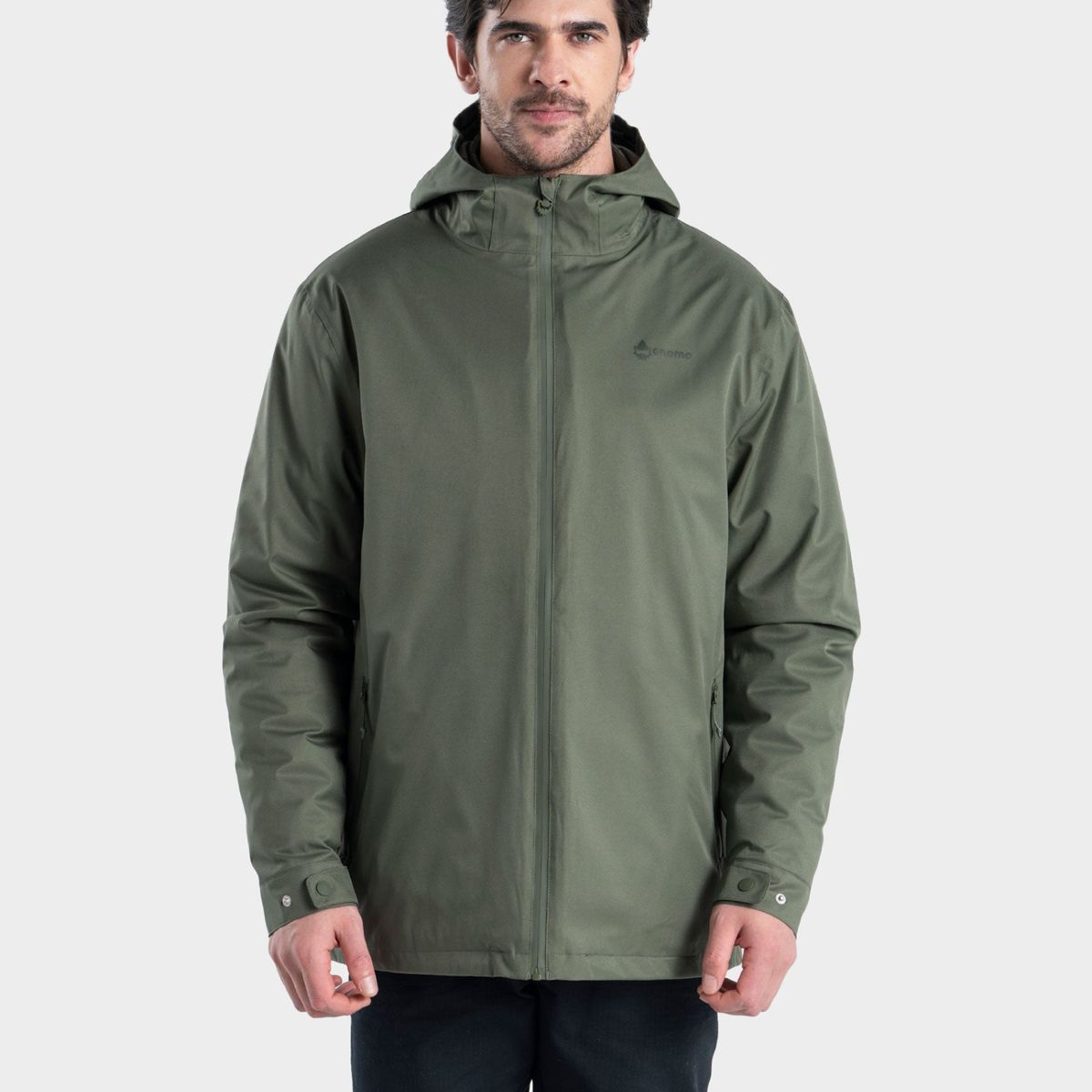 GNOMO - Chaqueta Impermeable 3-1 Eco Hager Hombre Gnomo