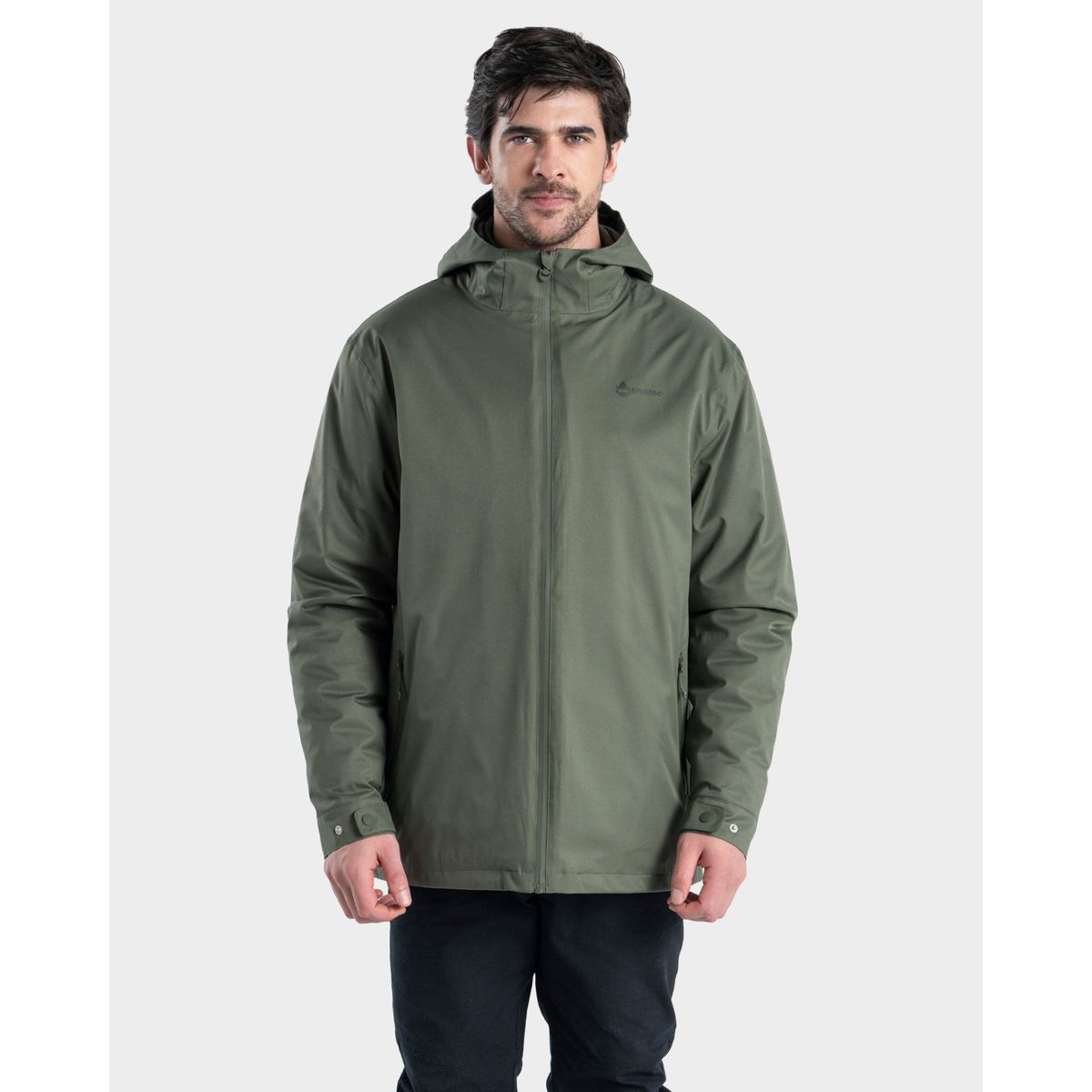 GNOMO - Chaqueta Impermeable 3-1 Eco Hager Hombre Gnomo
