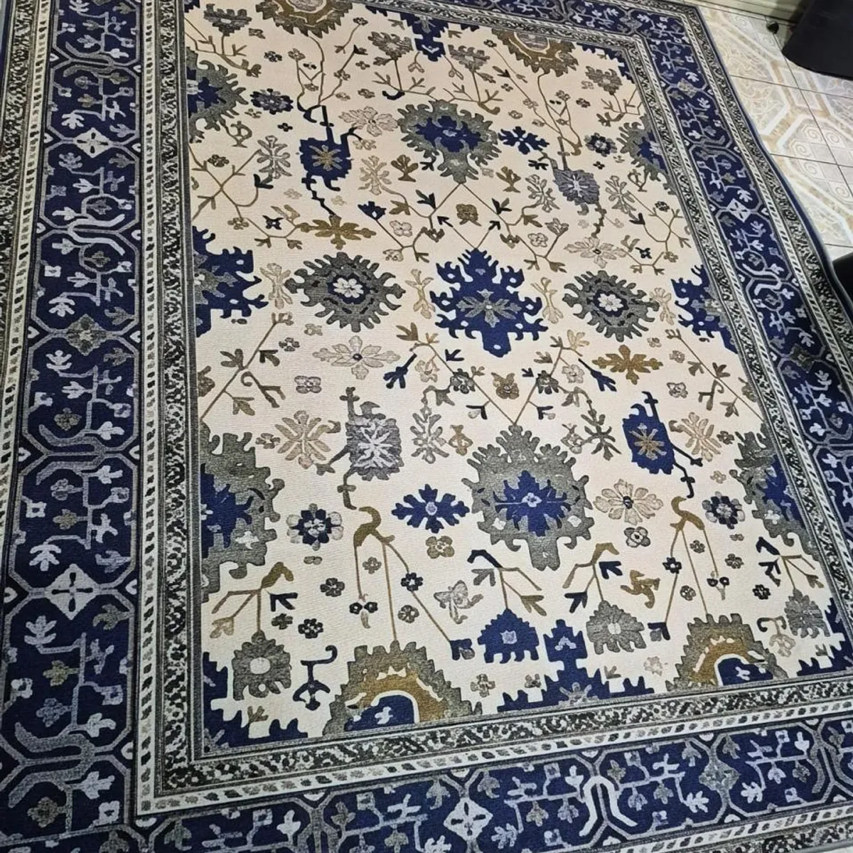 GENERICO - ALFOMBRAS PARA LIVING ANTIDESLIZANTES CON DISEÑOS TRIDIMENCIONALES