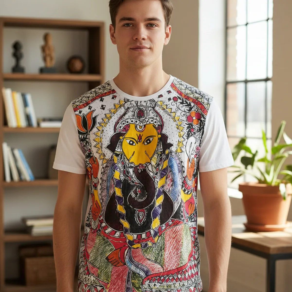 NO TIME - Polera Mirror Lord Ganesha  (M)