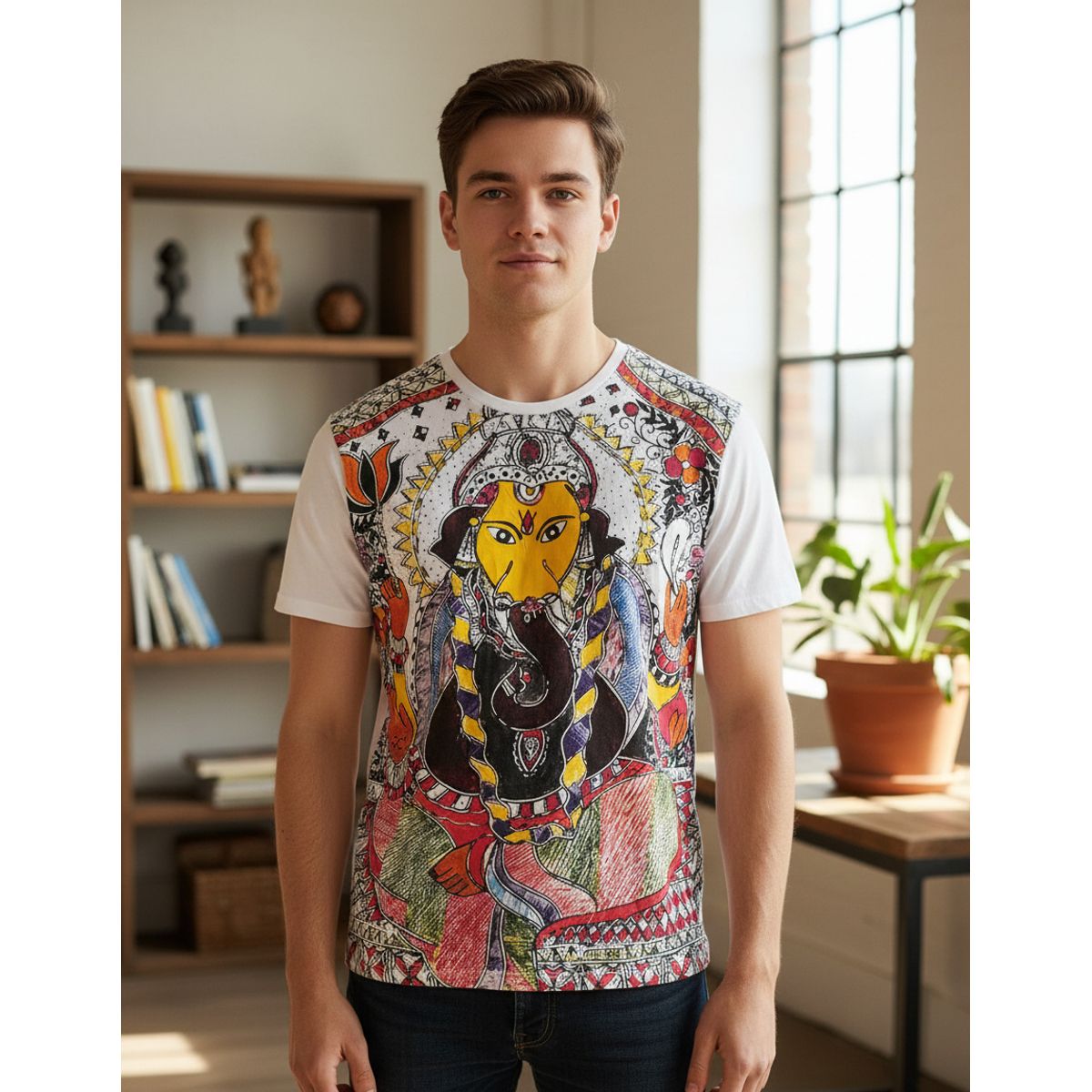 NO TIME - Polera Mirror Lord Ganesha  (M)
