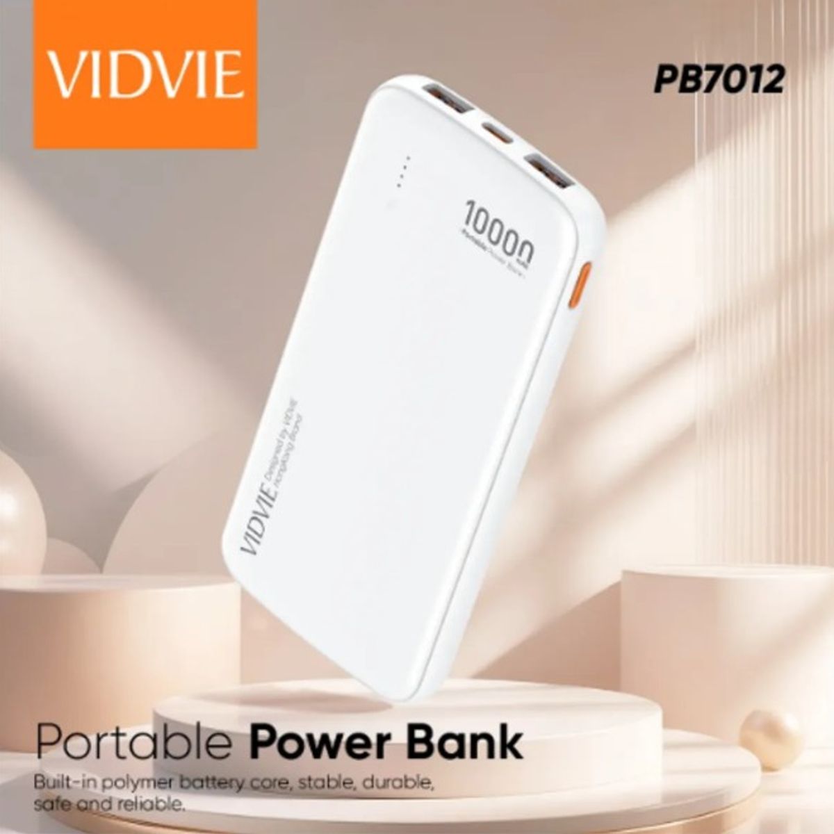 GENERICO - Power Bank Cargador Portátil 10000mah Vidvie Pb7012