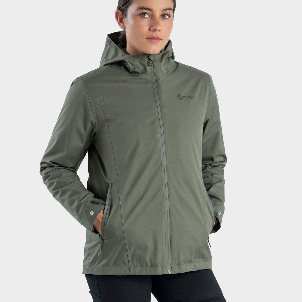 GNOMO - Chaqueta Impermeable 3-1 Eco Mokar Mujer Gnomo