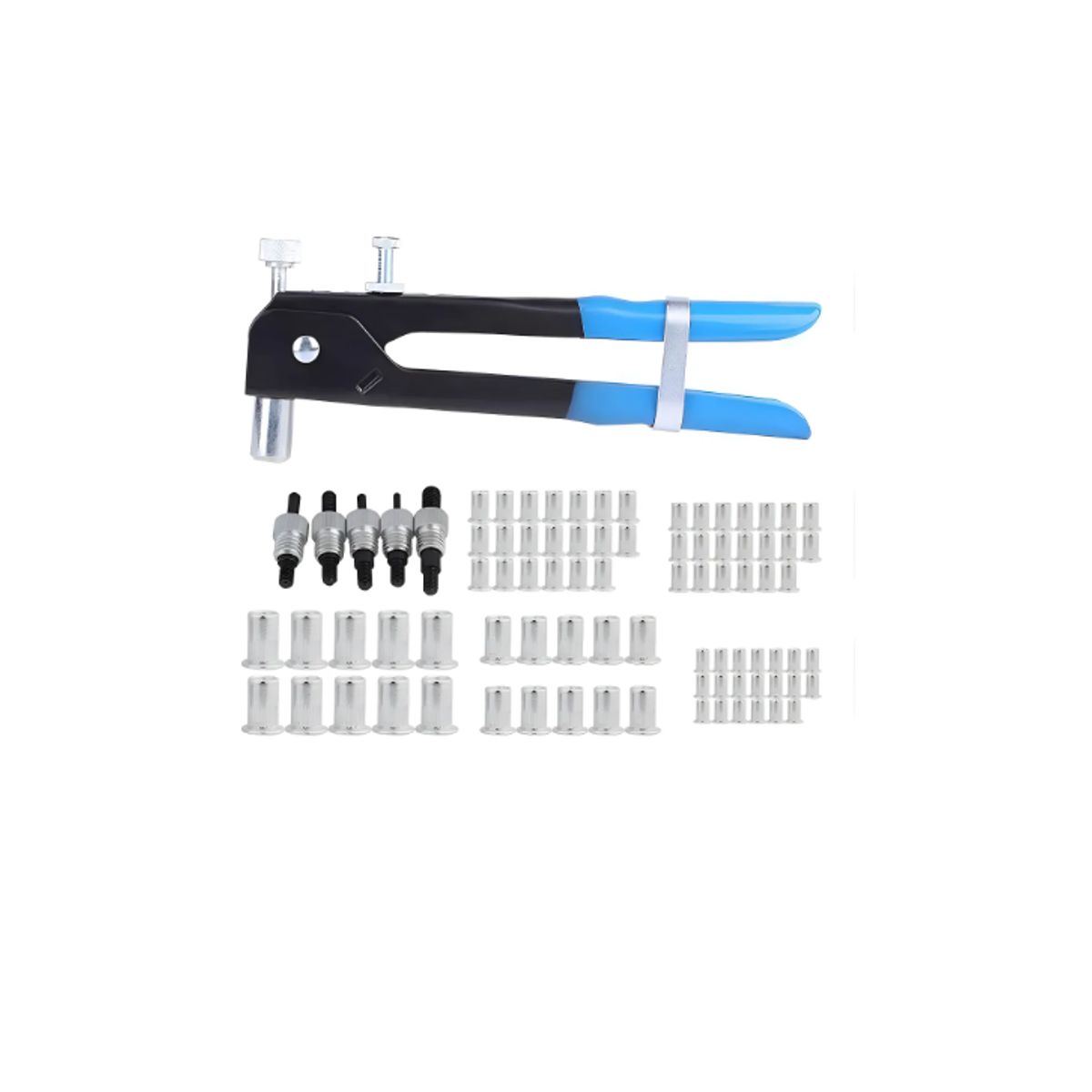 GENERICO - Kit Remachadora Tuerca 86 M3 A M8 Remache Ciego