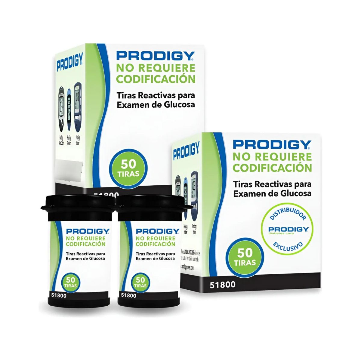 PRODIGY - 100 Tiras Reactivas Prodigy