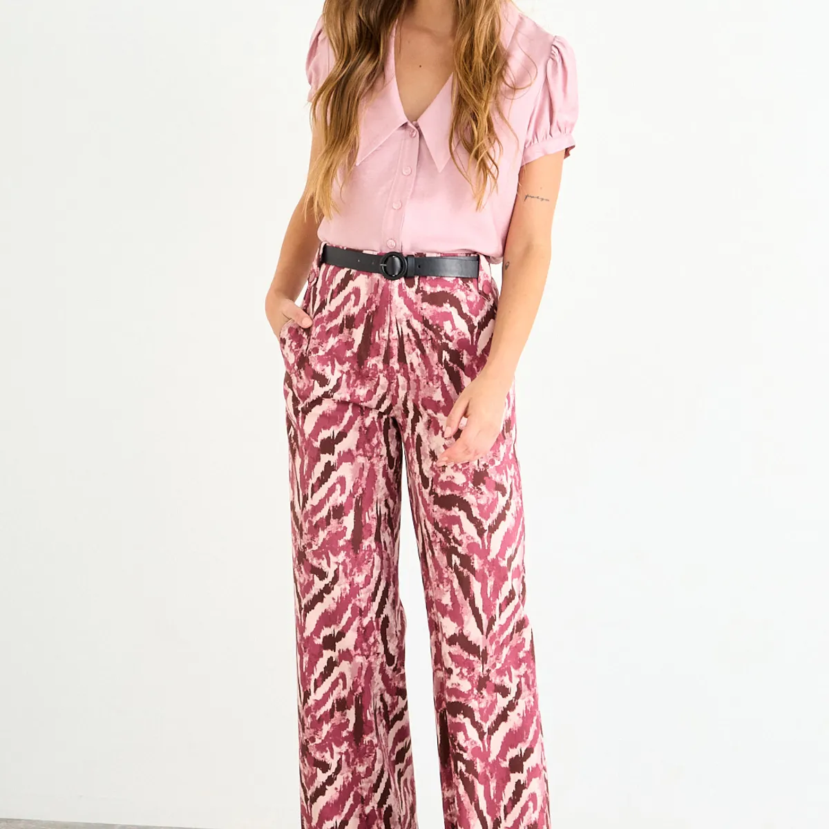 IO - Pantalon Fantasia Mujer Rosa Io