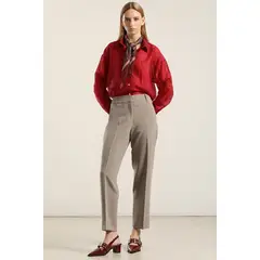 LIOLA - Pantalón sastre, tiro alto, topo