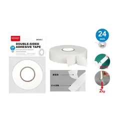 GENERICO - Cinta Adhesiva Doble Faz Espuma 24Mmx2M