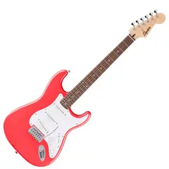 SQUIER - Guitarra Eléctrica FSR Sonic Stratocaster Limited Edition - Fiesta Red