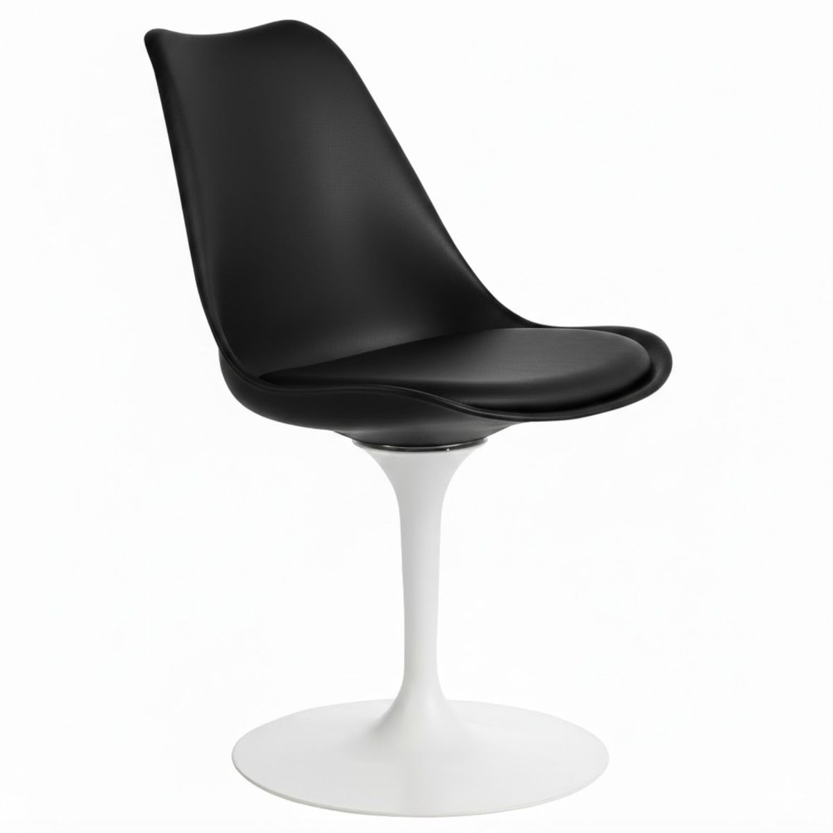 HABITA2 CHILE - Silla Tulip Iron Con Pedestal Blanco