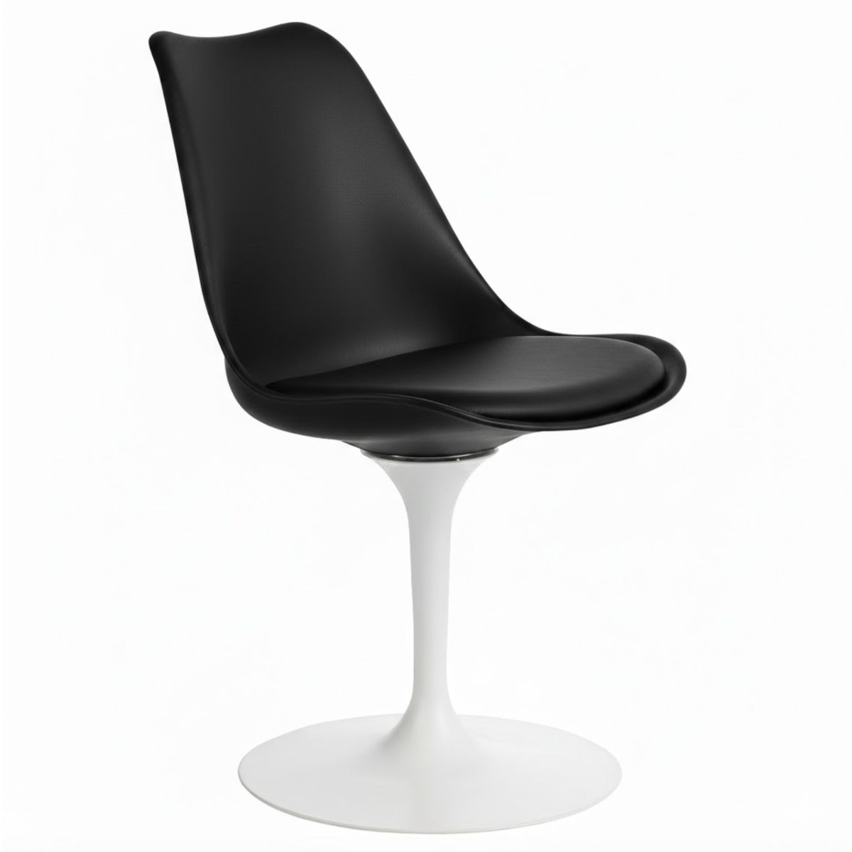 HABITA2 CHILE - Silla Tulip Iron Con Pedestal Blanco