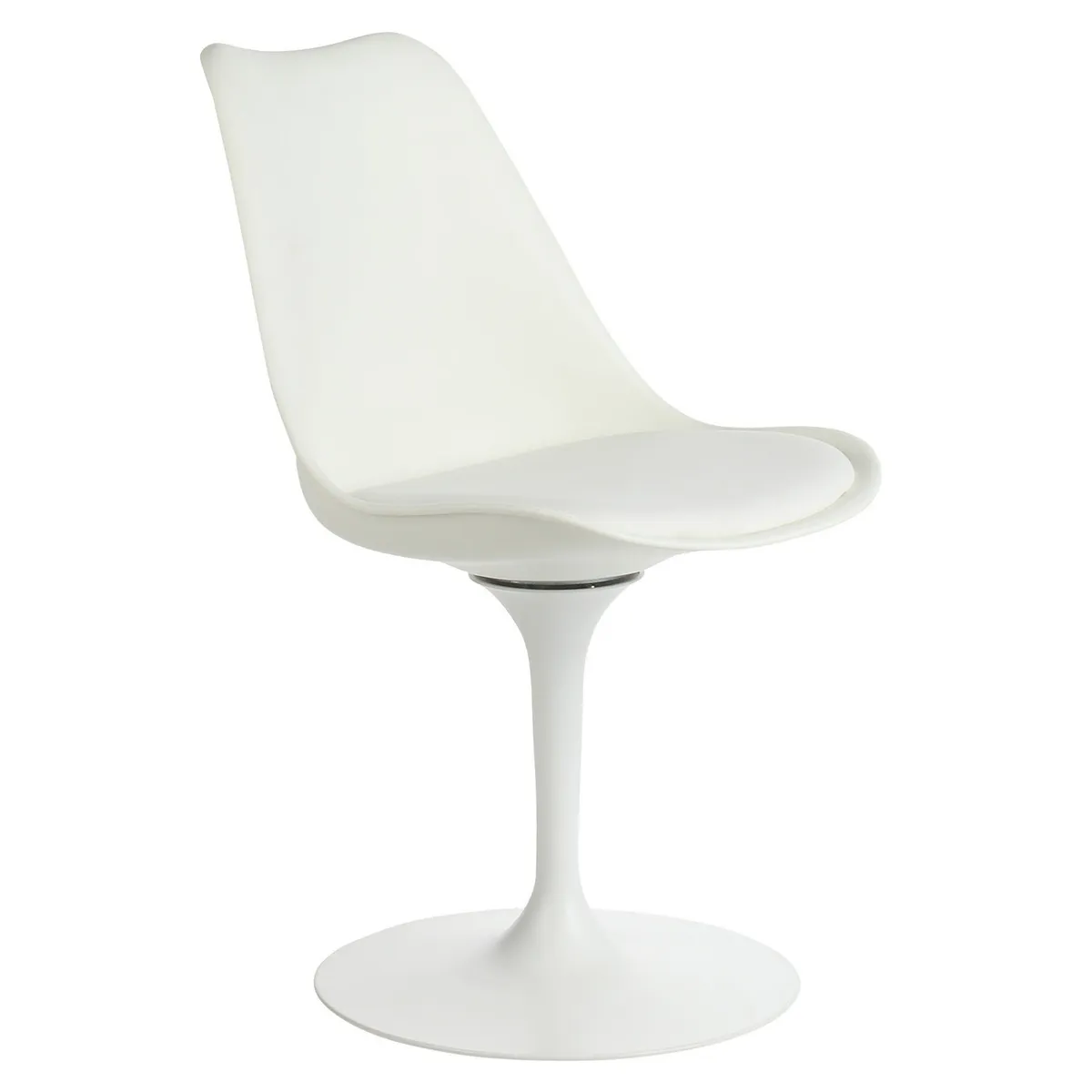 HABITA2 CHILE - Silla Tulip Iron Con Pedestal Blanco
