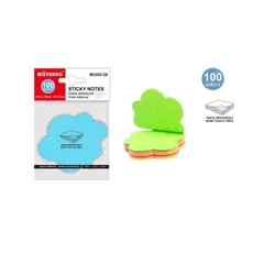 GENERICO - Notas Ahdesivas Post-It forma de Nube 100 Hojas