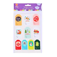 VILLAGE - Sticker DE PARA 20 Unidades Navidad