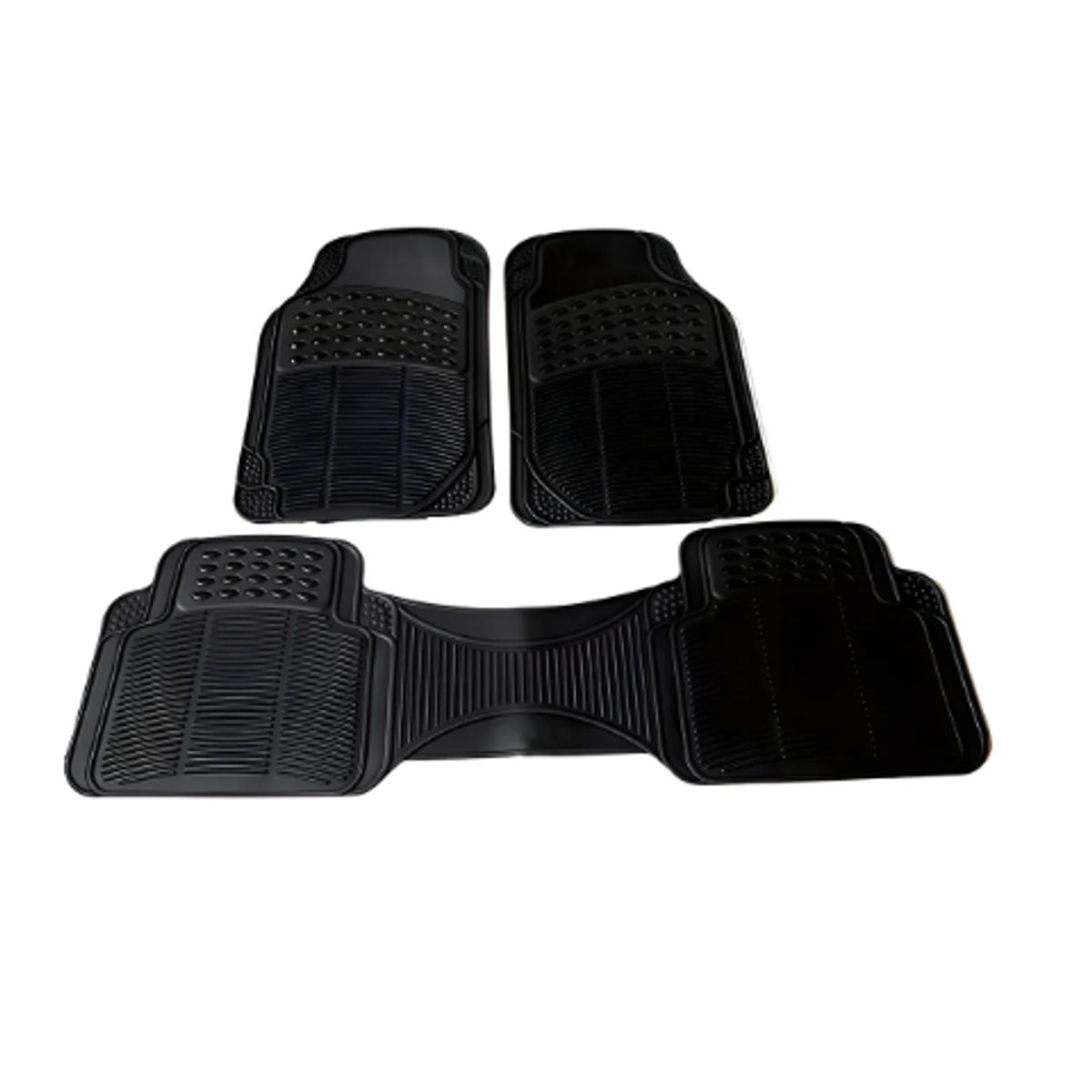 GENERICO - Alfombra Piso De Goma Auto Universal 3 Piezas