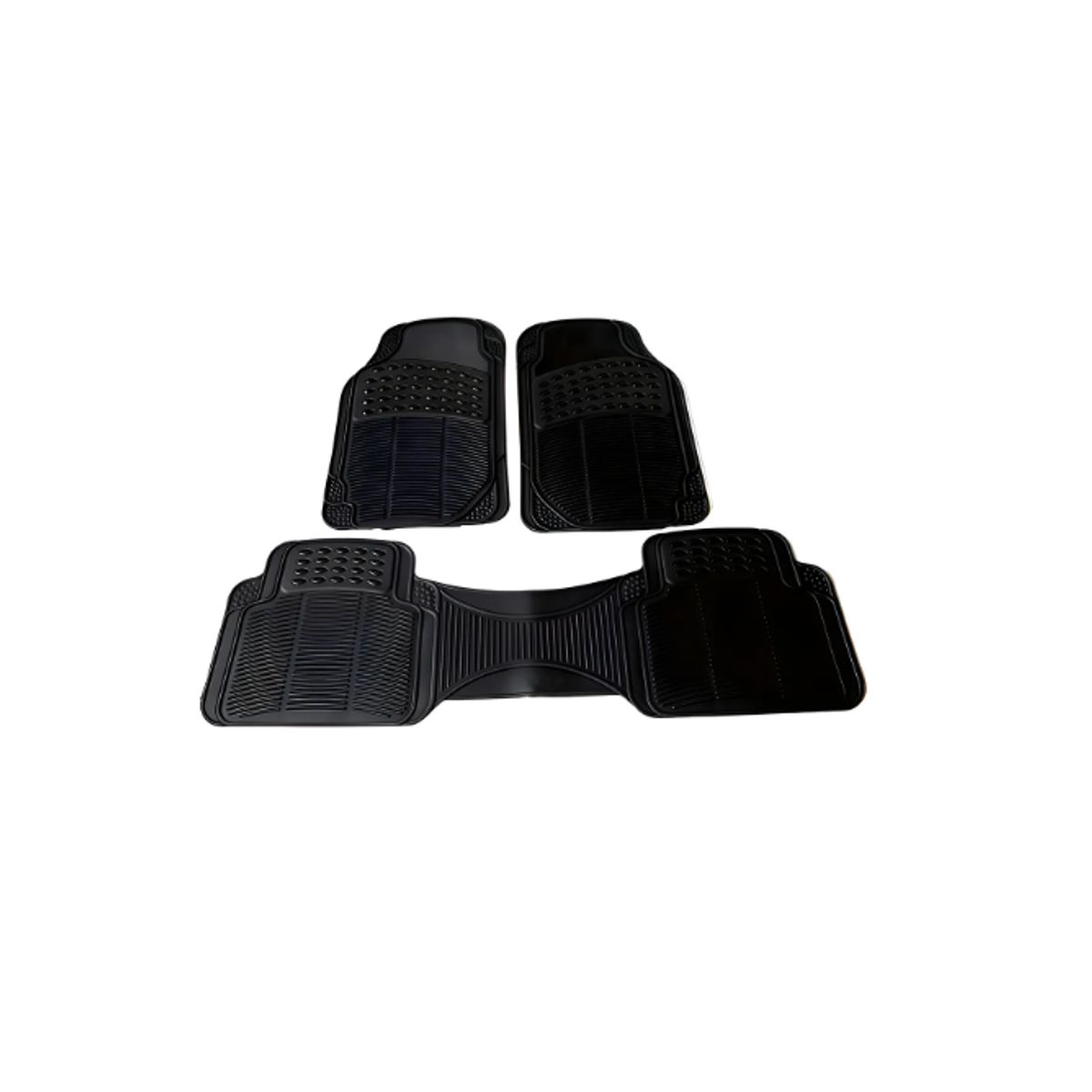 GENERICO - Alfombra Piso De Goma Auto Universal 3 Piezas