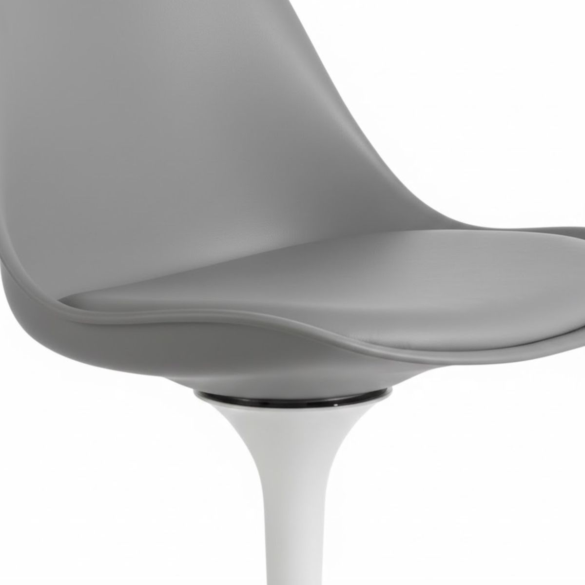 HABITA2 CHILE - Pack 2 Sillas Tulip Iron Con Pedestal Blanco