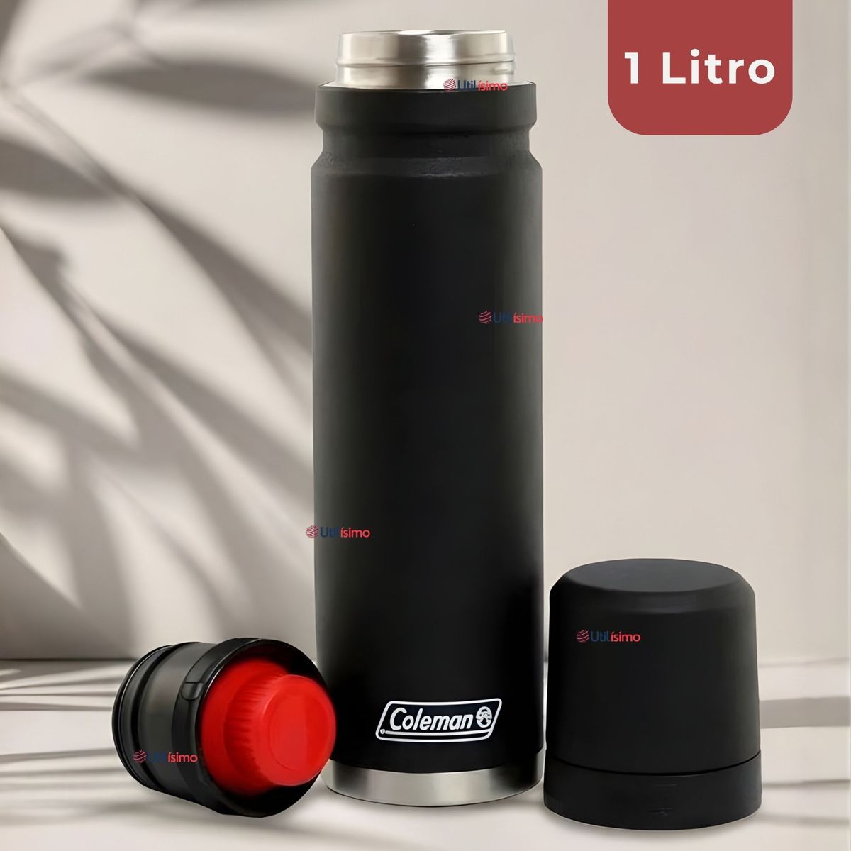COLEMAN - Termo Coleman 3Sixty Acero Inoxidable 1200ml Vaso Térmico Jumbo Negro