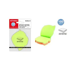 GENERICO - Notas Adhesivas Post-It Forma Hoja 100 Hoja 70x70mm