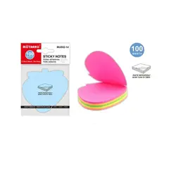 GENERICO - Notas Adhesivas Post-It forma frutilla 100 hojas