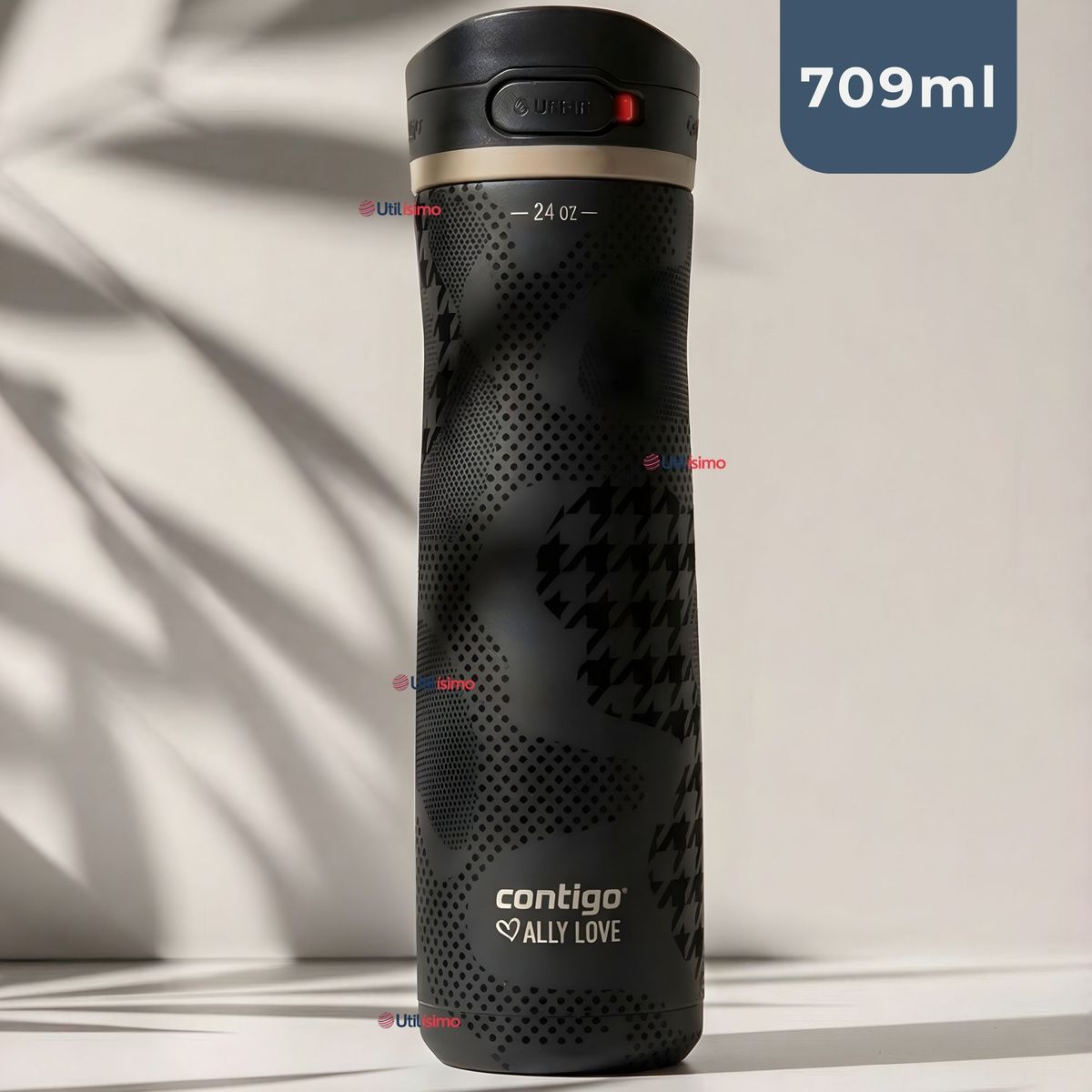CONTIGO - Vaso Térmico Contigo 709ml Ally Love Jackson Chill 2.0 Acero Inoxidable 24Oz Licorice