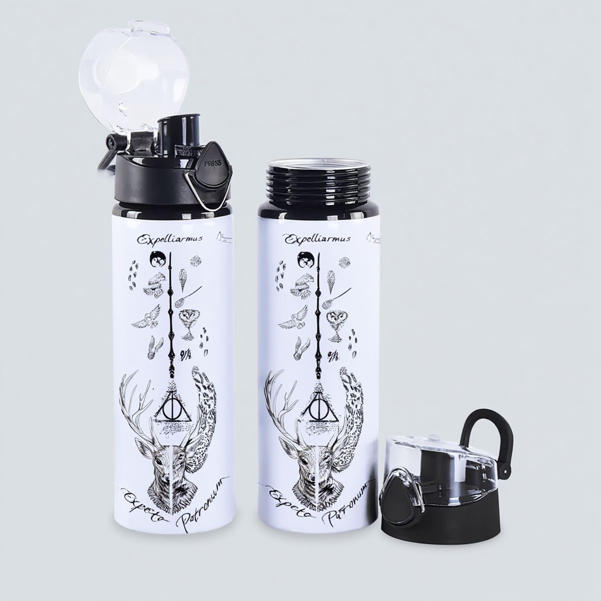 SM - Botella Harry Potter 750 ml Aluminio Uso Diario Libre de BPA Antiderrame