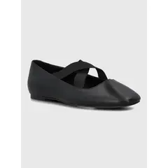 HUSH PUPPIES - Ballerina Cuero Mujer Laving Negro