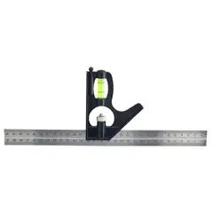 GENERICO - Regla Angular de Acero Inoxidable 300mm 13617