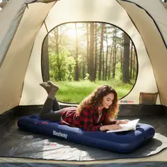 LINE - Colchón Inflable Individual 1 Plaza Camping Bestway