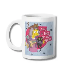 GENERICO - Tazon La Loca De Los Gatos The Simpsons 325ml