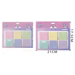 GENERICO - Notas Adhesivas Post-It Unicornio 6pcs 21x17cm