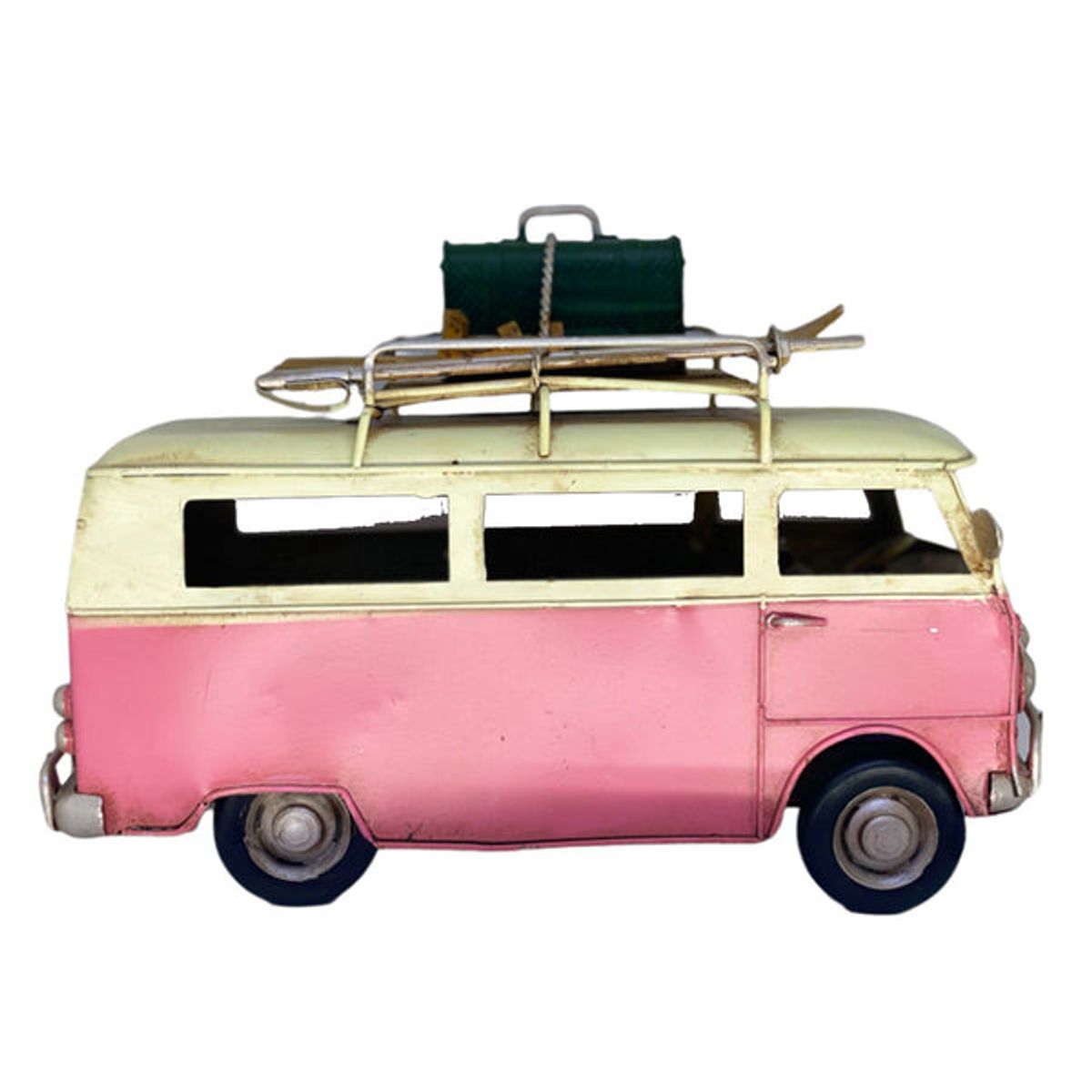 VGO - Adorno Camioneta metalica vintage  Rosado Vgo