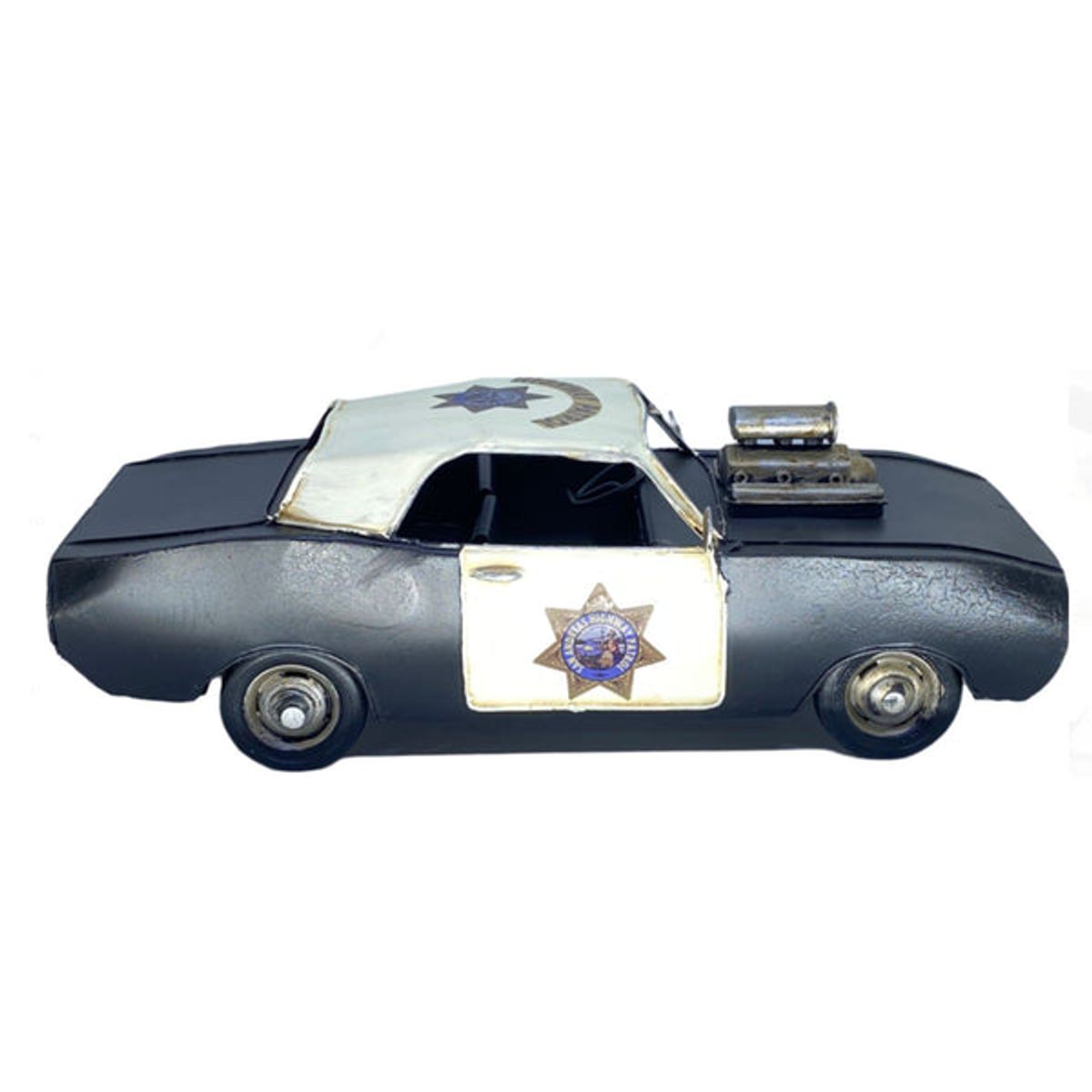 VGO - Adorno auto Policia vintage  Negro Vgo
