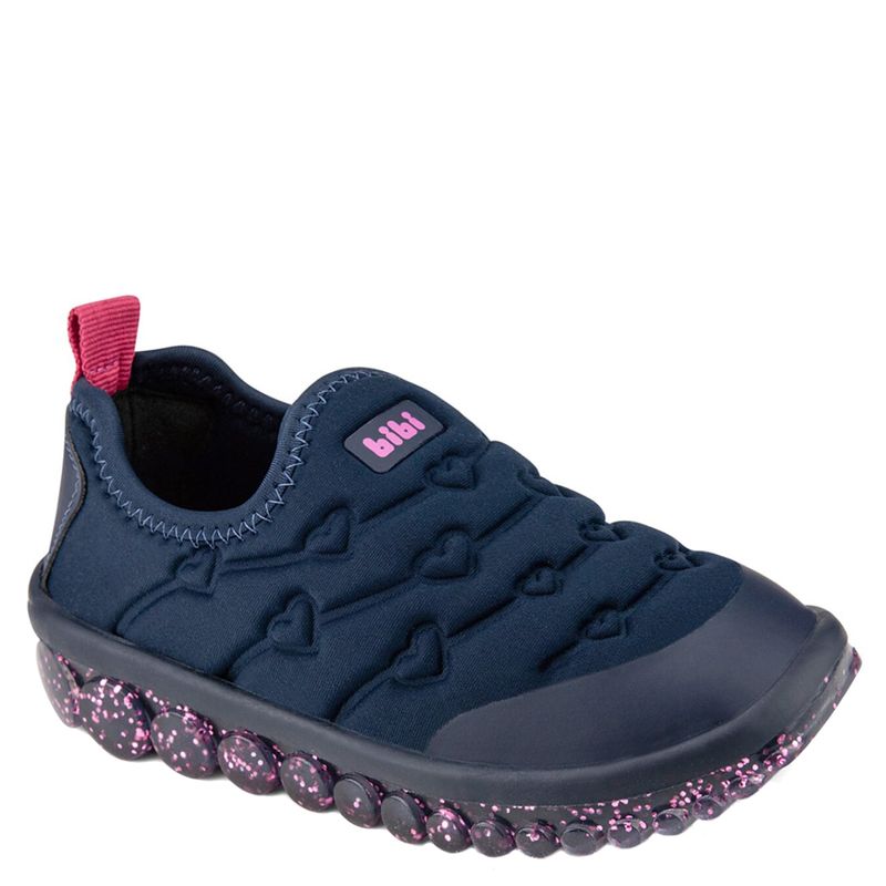 BIBI - Zapatilla Niña Roller 2.0 Naval Corazones
