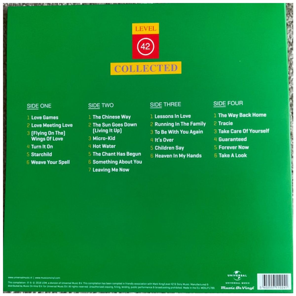 HITWAY MUSIC - LEVEL 42 - COLLECTED 2LP - VINILO