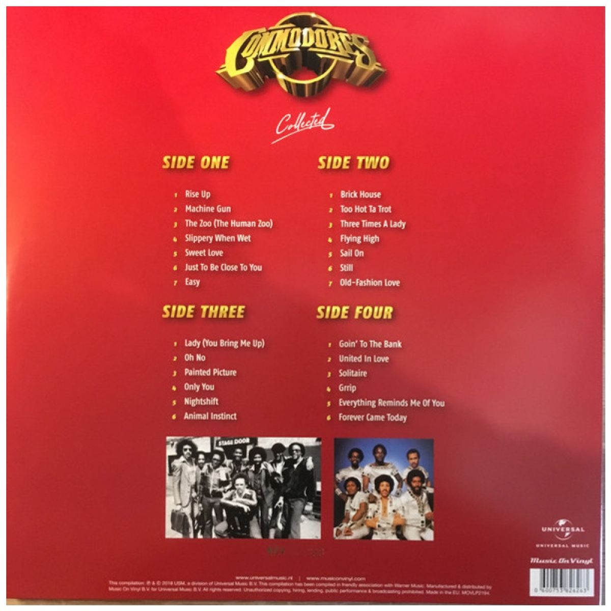 HITWAY MUSIC - COMMODORES - COLLECTED 2LP - VINILO