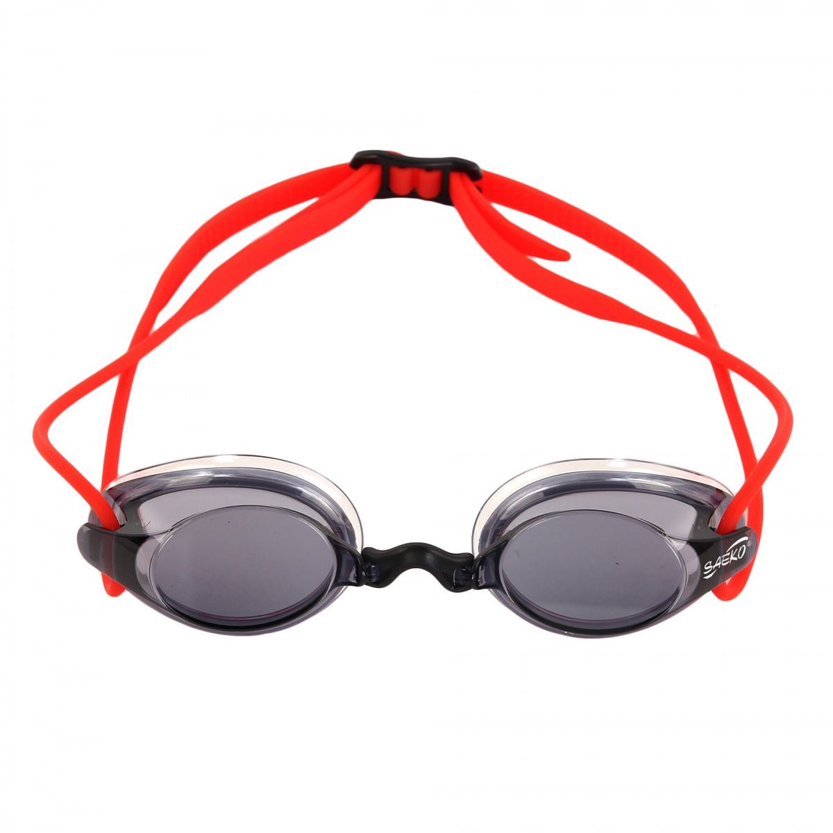 SAEKO - LENTE NATACION SAEKO S62 TORPEDO NEGRO/ROJO