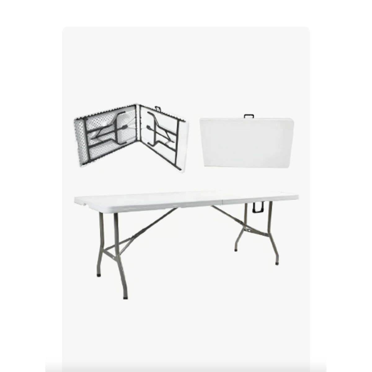 GENERICO - Mesa Plegable - Color Blanco