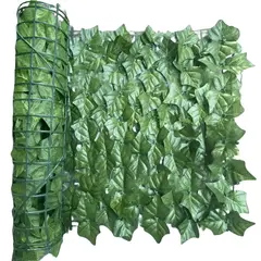 ARBUSTO REAL - Malla De Hojas Cerca Tupidas Enredadera Decoración 3x1 M Verde
